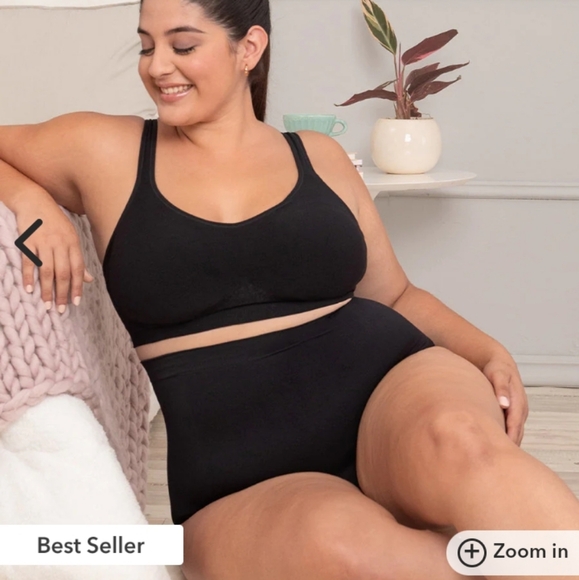 Shapermint-High Waisted Shaper Panty (Black)-Small - Picture 8 of 12